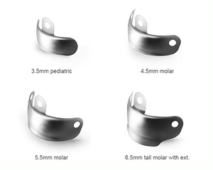 แถบแมทริกซ์ทางทันตกรรมแบบใช้แล้วทิ้ง แบบเจาะรู รูปทรงโค้ง สำหรับงานทันตกรรม - Product Image 2