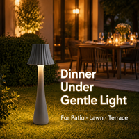 Lampe de sol LED élégante pour jardin, éclairage extérieur étanche filaire pour pelouse, idéale pour la décoration de cafés, terrasses, parcs et zones scéniques – Vente directe usine
