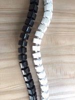 Manchon en spirale pour câbles, en forme de serpent, pour bureau, organisateur de câbles, collecteur de fils