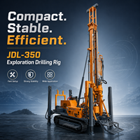 Nouvelle Foreuse Rotative Feiyang JDL-350 sur Chenilles, Moteur Diesel, 350m, Portable, Faible Coût d'Entretien, Boîte de Vitesses, Utilisation Agricole, Exploitation Minière du Charbon
