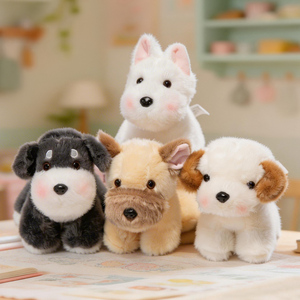 Adorables Juguetes de Peluche Navideños, Colección de Perros de Peluche, 8 Razas, Juguetes de Peluche Suaves para Niños y Regalos - Product Image 2