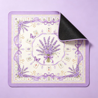 Tapis de Mahjong Personnalisé en Soie Papillon, Tapis de Table de Mahjong Américain Antidérapant en Microfibre pour 4 Joueurs, Idéal pour Fêtes à Domicile
