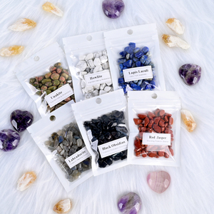 Piedras Curativas al por Mayor, Virutas de Cristal Natural Pulido en Bolsa - Product Image 2