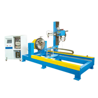 Machine de soudage automatique Supercnc PLC TIG MIG pour raccords de tuyaux et de réservoirs en aluminium