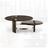 Tables basses en marbre noir design italien Mobilier de salon Table basse