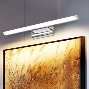 Modern Design <b>LED</b> Wall-Mounted Mirror <b>Vanity</b> Lamp IP44 Rated for Home Bathroom Living Room Bedroom Hotel Use Chrome Shade - Product Image 4