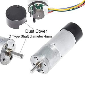 Motorreductor de Metal Bemonoc con Encoder, 12V DC, 130 RPM, Montaje de Brida de 42mm para Arduino e Impresoras 3D - Product Image 3