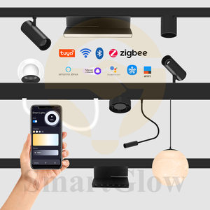 Siêu mỏng từ theo dõi ánh sáng Lũ lụt ánh sáng siêu hẹp lõm từ Tracklight 5mm 24V 48 Volt dẫn từ theo dõi đèn - Product Image 5