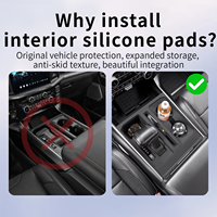 Silikon-Aufbewahrungsmatte für die Mittelkonsole mit Getränkehalter zum Fabrikpreis - Autoinnenraum-Schutz und Upgrade-Zubehör für Ford F150 Raptor