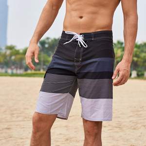 Groothandel In Meerdere Kleuren Heren Zwemshorts In Polyester Strandshorts Op Maat Gemaakte Shorts Badkleding Met Casual Geweven Print - Product Image 5