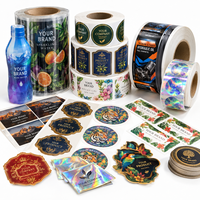 Individuelle Produktetiketten Wasserfeste Etiketten Selbstklebende Aufkleber-Drucke für Produktverpackungen und Flaschen