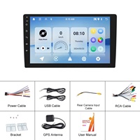Podofo 9 ''CarPlay Autoradio Stereo Android IPS Touchscreen Android Auto GPS WiFi BT HiFi FM RDS Universal/Buick/Chevrolet/GMC