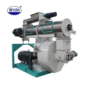 YUDA высокой емкости SZLH678 линия по производству гранул древесные грануляторные машины для обработки кормов