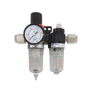 ชุดเตรียมลม Airtac รุ่น AFR2000 AL2000 พร้อมเกจวัดแรงดันและตัวกรองสำหรับระบบนิวเมติก - Product Image 1