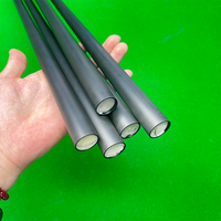 Arbres de queue de billard en Fiber de carbone remplis de mousse pour queues de billard Protaper Shaft Carbon Shaft Blanks