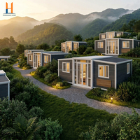 Villa modulaire ignifuge et résistante aux tremblements de terre de 20, 30 et 40 pieds, maison préfabriquée ZHONGHUAN LIVING