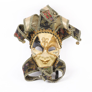 <span class=keywords><strong>Masque</strong></span> de <span class=keywords><strong>joker</strong></span> jester de style vénitien traditionnel, peint à la main, <span class=keywords><strong>masque</strong></span> de boule fantaisie pour événement festif, Offres Spéciales - Product Image 3