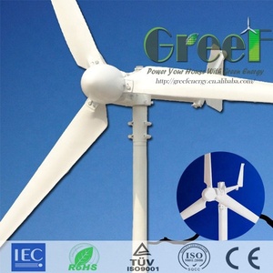 Aerogenerador GreeF de 10KW Trifásico de Eje Horizontal con Diámetro de Rotor de 2.8m para Casa o Granja, Kit Completo - Product Image 4