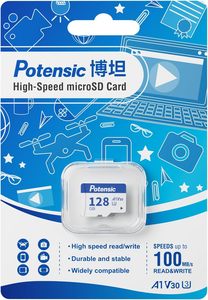 Potensic 128 Go Micro carte mémoire rapide 100 Mo/s vitesse de lecture matière plastique pour Drones <span class=keywords><strong>A1</strong></span> U3 <span class=keywords><strong>V30</strong></span> - Product Image 5