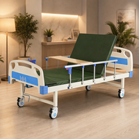 Roulette pivotante silencieuse de 50 mm pour lit médical à manivelle unique, idéale pour les salles de physiothérapie, conteneurs et applications en milieu hospitalier.