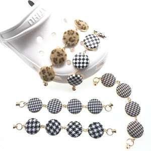 2025 nouveauté haut de gamme métal cristal <span class=keywords><strong>roche</strong></span> sabot chaînes à la mode chaussure décoration accessoire pour femmes bricolage sabot chaussures - Product Image 3