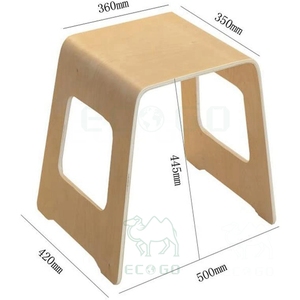 Chất lượng tốt sáng tạo rắn Phân gỗ vật liệu bảo vệ môi trường ghế gỗ vững chắc và bền ghế gỗ - Product Image 5