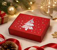 Boîte cadeau de luxe personnalisable en stock, emballage en carton avec éponge, vente en gros pour Noël, mariage, anniversaire, fêtes au Guangdong