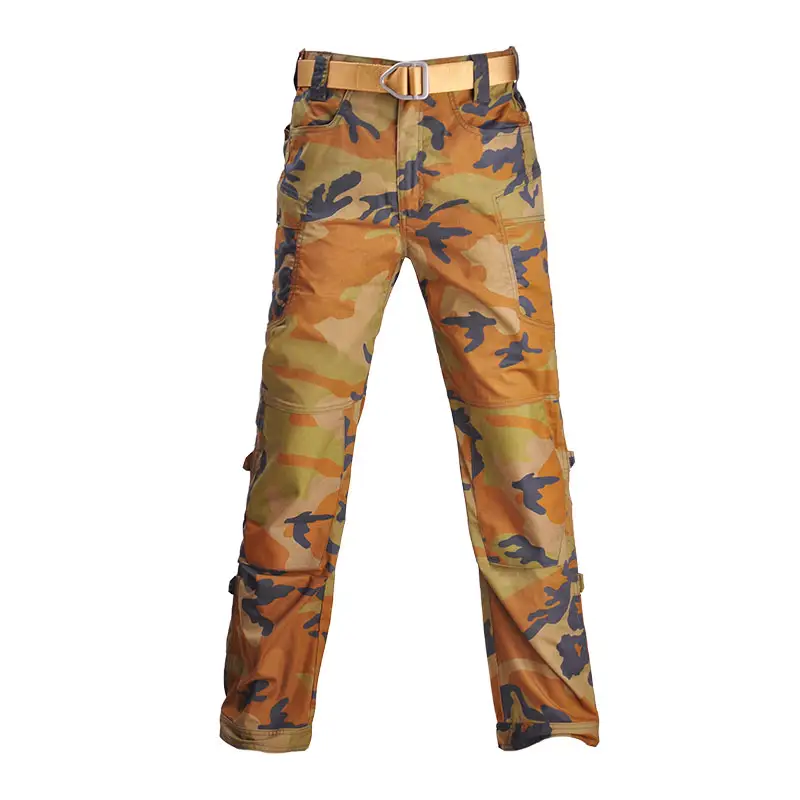 HAN WILD-pantalones de trekking de camuflaje para hombre, alta calidad, cargo, senderismo