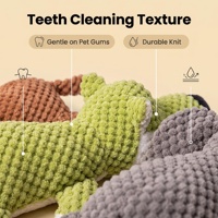 Jouets en peluche personnalisés pour chiens et chats, nettoyage dentaire avancé, couineurs mignons, lot de 3 |   Jouet à mâcher interactif résistant aux morsures pour la santé bucco-dentaire |   OEM