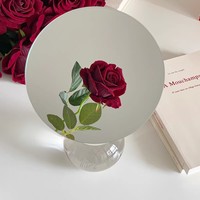 Samt-Seide Künstlicher Rosenstrauß Hochwertiges Realistisches Handgebundenes Brautbouquet für Hochzeiten