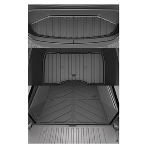 Tappetino portabagagli posteriore del tappetino portabagagli anteriore compatibile con il rivestimento del letto TPE <span class=keywords><strong>Tesla</strong></span> Cybertruck a 2023 2024 - Product Image 1