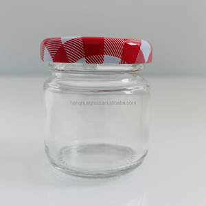 Nhỏ <span class=keywords><strong>mini</strong></span> Glass Jam <span class=keywords><strong>Jar</strong></span> 35ml 1oz Vòng mật ong Jelly dưa bếp thực phẩm lưu trữ container lọ lọ thủy tinh với Lug Nắp - Product Image 2