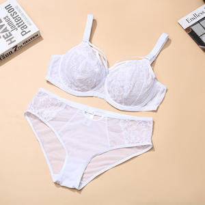 <span class=keywords><strong>Lingerie</strong></span> en maille grande taille Wenshuo, <span class=keywords><strong>lingerie</strong></span> brodée en gros, logo personnalisé, <span class=keywords><strong>lingerie</strong></span> en dentelle transparente, directement de l'usine - Product Image 3