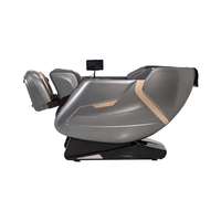 Nouvelle technologie 2026, fauteuil de massage Shiatsu à pression d'air en cuir PU moderne de luxe, fauteuil inclinable à gravité zéro, massage complet du corps