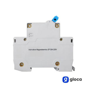 Disjoncteur automatique Gloca JXB1 2P C20 240V 6000A Montage DIN Plastique Certifié CE - Product Image 4