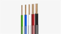 Fil et câble de construction 100% cuivre pur THHN/THW isolés en PVC 14AWG 600V
