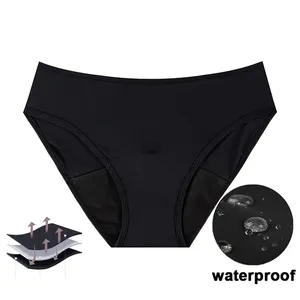 Intiflower PL9070 Culotte périodique imperméable à 4 couches de haute qualité pour la natation Bikini maillots de bain menstruels
