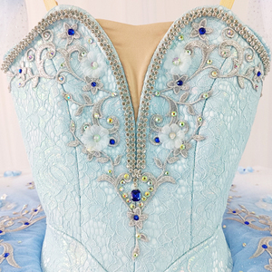 T0326 nouvel arrivage <span class=keywords><strong>Tutu</strong></span> de Ballet professionnel pour filles, <span class=keywords><strong>Tutu</strong></span> de crêpes <span class=keywords><strong>bleu</strong></span> <span class=keywords><strong>ciel</strong></span> - Product Image 3