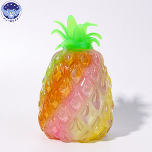 ألعاب إبداعية ضغط الأناناس ملونة كرة ضغط الأناناس ملونة لعبة أطفال ملائمة للتلاعب بالأناناس - Product Image 5