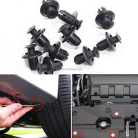 100 pièces UERYI – Kit de clips de pare-chocs et rivets de fixation pour voiture, en plastique et nylon, avec garantie de 12 mois