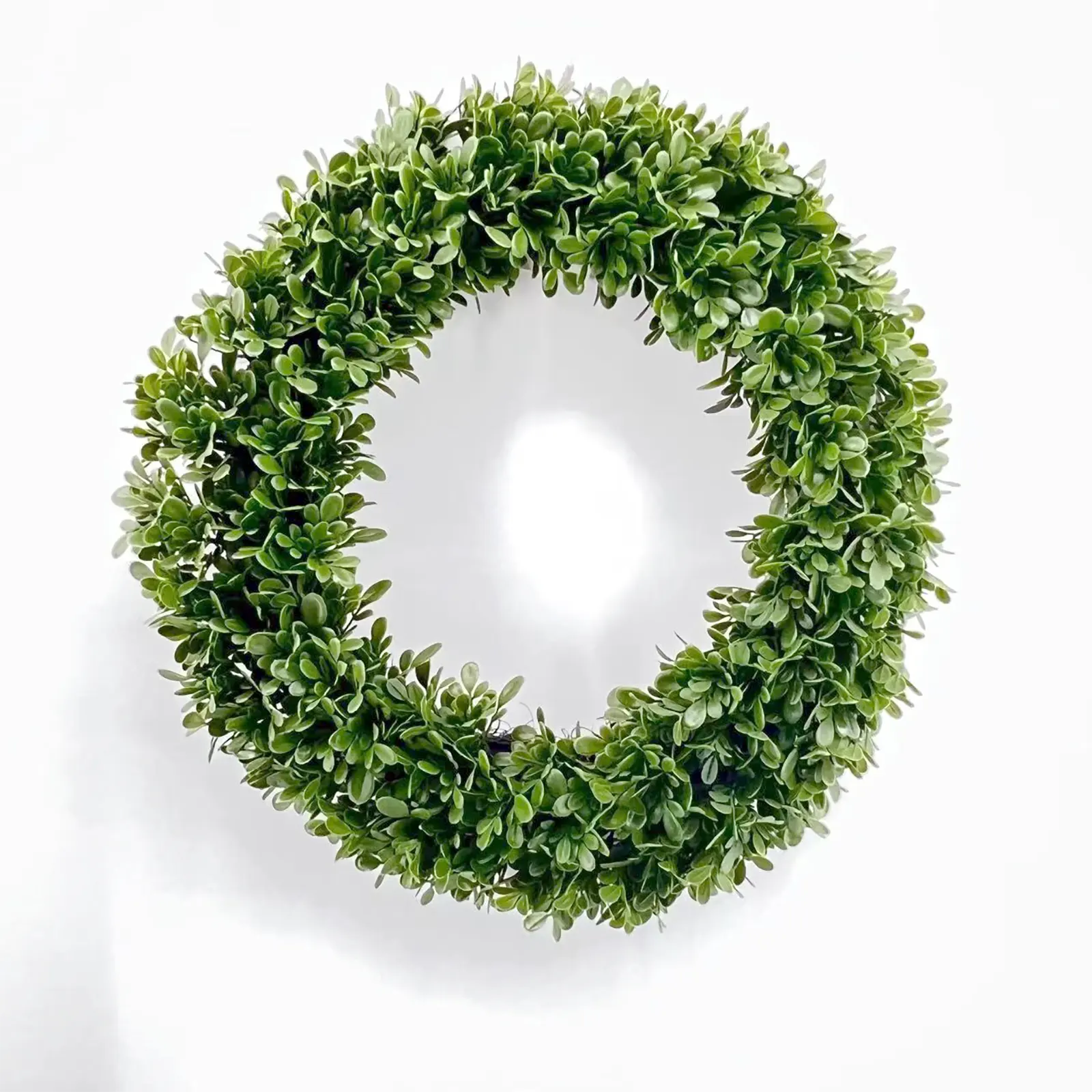 Yüksek kaliteli WreathDream 51cm yapay yeşil çelenk ön kapı bahçe simülasyon yeşillik dekor için