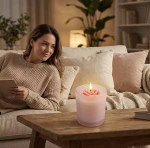 Aromatherapie Sojawachs-Kerze Wohndekor Geschenk OEM Kleinserien-Muster - Product Image 6