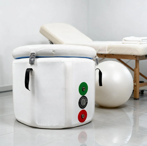 Baignoire à glace gonflable ronde Vanace pour la cryothérapie et la récupération sportive - Product Image 1