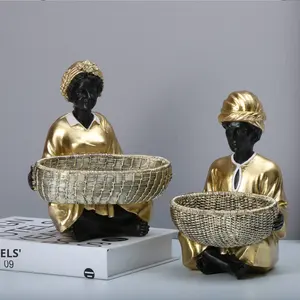 Figurines <span class=keywords><strong>de</strong></span> stockage <span class=keywords><strong>de</strong></span> personnages <span class=keywords><strong>de</strong></span> Noël en résine <span class=keywords><strong>de</strong></span> style moyen-oriental transfrontalier - Product Image 1