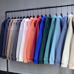 Haute qualité 100% coton pull à capuche pour hommes poids lourd bouffée impression conception Y2K Streetwear survêtements à capuche lettre automne - Product Image 6