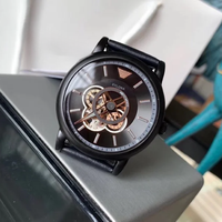 Montre mécanique pour homme, mouvement à chaîne automatique, cadran creux, affichage de simulation, montre automatique