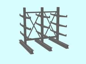 Rivestimento di potenza nuovo Rack di stoccaggio a mensola Rack magazzino - Product Image 3