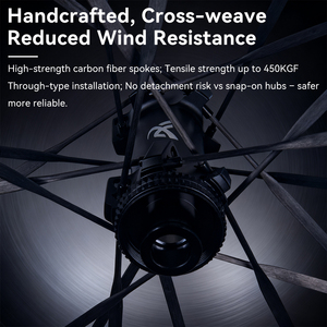 <span class=keywords><strong>ซี่</strong></span>ล้อคาร์บอนแบบ<span class=keywords><strong>ฟัน</strong></span>เฟือง DT Ratchet Teeth Butterfly: ล้อคาร์บอนดิสก์น้ำหนักเบาพิเศษ 38/50/60 มม. ล้อ 700C ระดับแข่งขันรุ่นใหม่ - Product Image 3