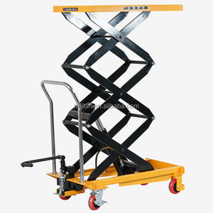 JTS500-2 PTS500-2 500KG 2M gunting angkat Manual hidrolik Platform angkat diskon besar meja angkat Platform Manual seluler - Product Image 1