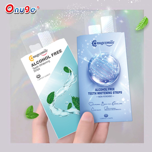 Tiras blanqueadoras de dientes naturales sin Peróxido de muestra gratis, tira de acción rápida para blanquear los dientes - Product Image 1
